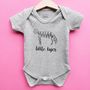 'Little Tiger' Baby Grow, thumbnail 2 of 5