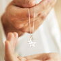 Personalised Double Birthday And Bail Birthstone Charm Necklace, thumbnail 3 of 7