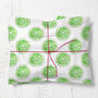 Limes Wrapping Paper, Sliced Half Fruit, thumbnail 1 of 3