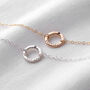Personalised Mini Birthstone Ring Bracelet, thumbnail 2 of 5