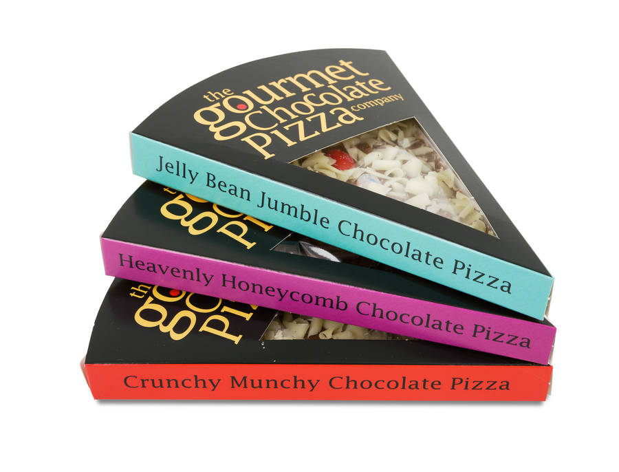 Ten Chocolate Pizza Slice Party Favours, 1 of 2