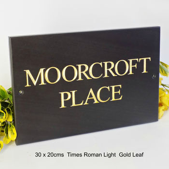 Personalised Gold Leaf Signs, 9 of 12