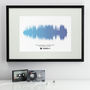Personalised Sound Wave Art You Can Hear, thumbnail 4 of 11