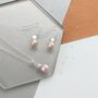 Pearl Pendant And Earrings Set With Silver Star, thumbnail 10 of 12