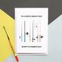 'Best Dad' Fishing Father's Day Card, thumbnail 4 of 4