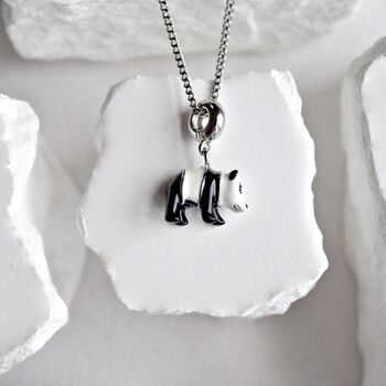 Panda Charm Necklace Gift 925 Silver, 2 of 5