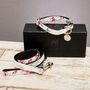 Disley White Pink Floral Collar And Lead Set, thumbnail 6 of 7