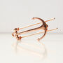 Personalised Book Anchor Gold And Rose Gold, thumbnail 2 of 6