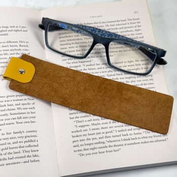 Father's Day Personalised Leather Bookmark From Children, 7 of 7
