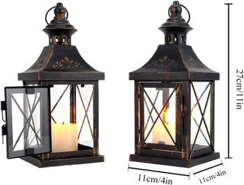 Set Of Two Decorative Candle Holder Lantern, 6 of 6
