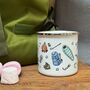 Camping Tin Mug With Watercolour Illustrations, thumbnail 10 of 11