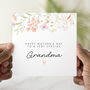 Floral Grandma Mother's Day Card, thumbnail 1 of 3