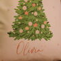 Personalised Christmas Tree Santa Sack Stocking Gift, thumbnail 2 of 4