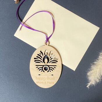Personalised Keepsake Diwali Card, 9 of 10
