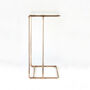 Handmade Side Table In Copper With Clear Acrylic Top, thumbnail 9 of 9