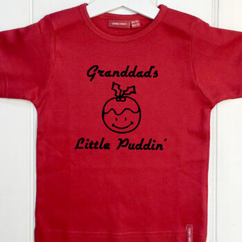 Personalised Little Puddin Pudding Babygrow/T Shirt, 2 of 11