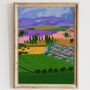Colourful Fields Print, thumbnail 1 of 2