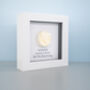Personalised 12th Silk Anniversary Silk Rose Frame Gift, thumbnail 5 of 6