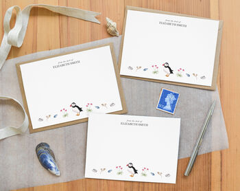 Personalised Puffin Notelet Set, 2 of 5