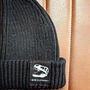 Organic, Recycled T Rex Design Harbour Beanie, thumbnail 4 of 4