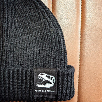 Organic, Recycled T Rex Design Harbour Beanie, 4 of 4