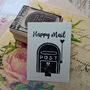 Happy Mail Rubber Stamp, thumbnail 2 of 3