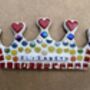 Child's Personalised Crown Mosaic Craft Kit, thumbnail 2 of 3