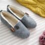 Felt Ballerina Slippers With Toggle, thumbnail 1 of 6