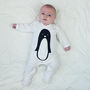 Penguin Baby Sleepsuit, thumbnail 1 of 4