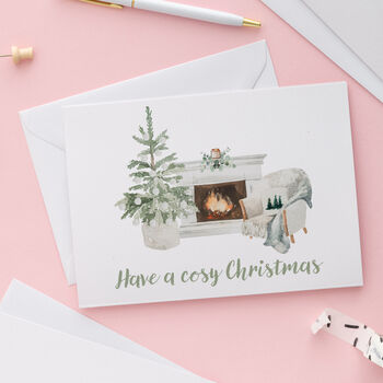 'Have A Warm And Cosy Christmas' Luxury Card Pack, 4 of 6