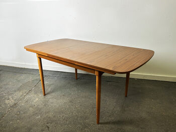 Schreiber Mid Century Extending Dining Table And Chairs, 6 of 12