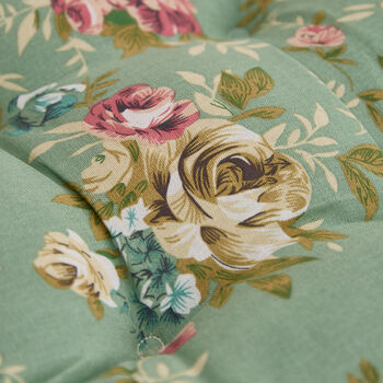 Set Of Two Floral Jardin Seat Pads With Ties, 4 of 6