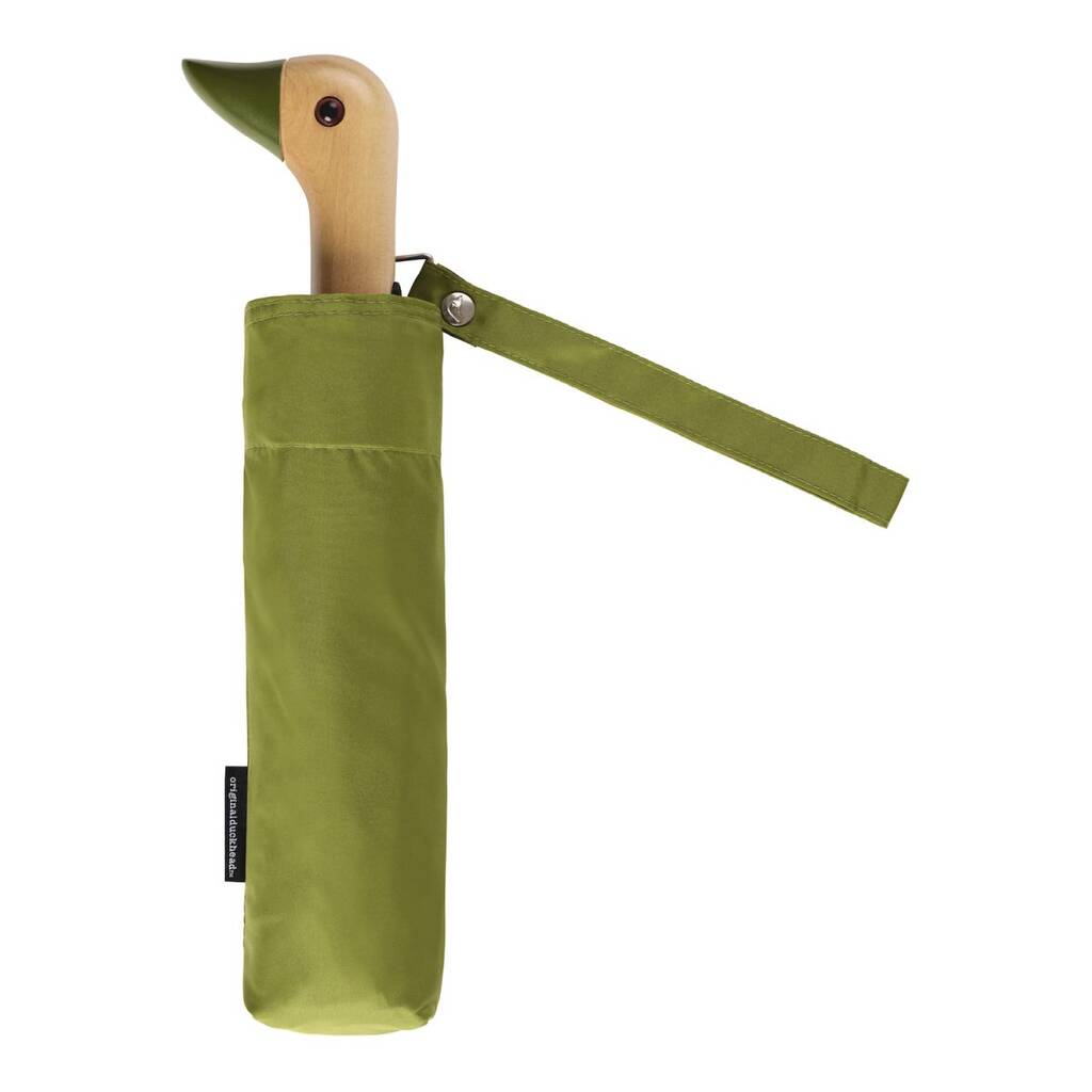 Duck Head Compact Umbrella In Olive