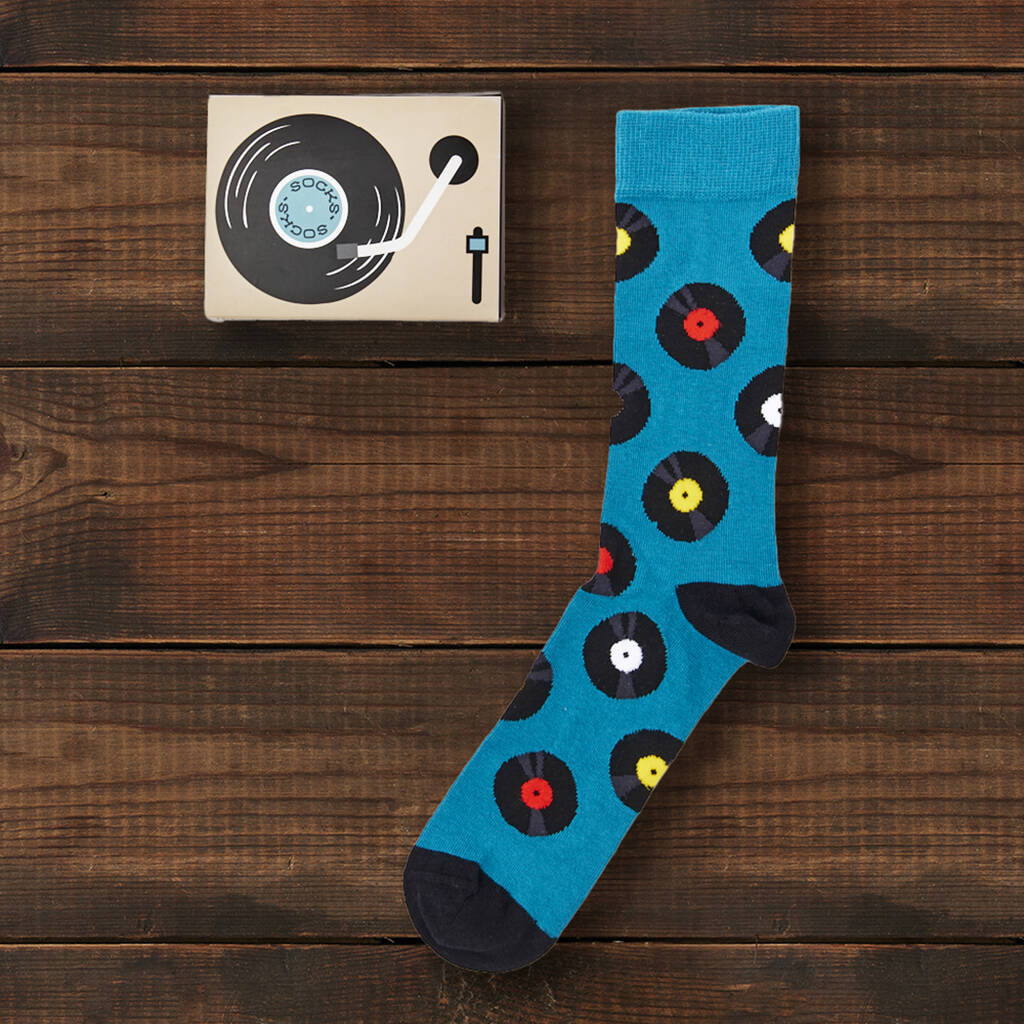 Unisex Vinyl Socks Gift Set By Urban Eccentric | notonthehighstreet.com