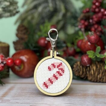 Sugar, Spice, And All Things Nice! Christmas Mini Matchbox Cross Stitch Kit, 4 of 5