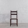 Tarang Dining Chair | Scallop Design Chair | Solid Wood, thumbnail 1 of 7