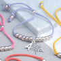 Girl's Personalised Suede Friendship Charm Bracelet, thumbnail 1 of 12