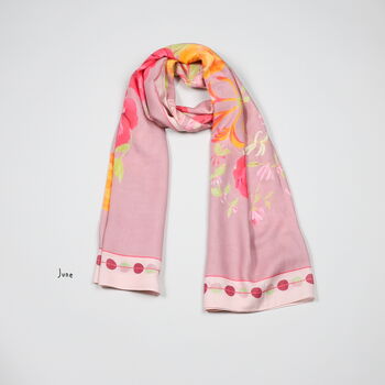 Birth Month Flower Scarves, 9 of 12