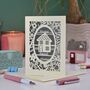 New Home Papercut Card, thumbnail 4 of 6