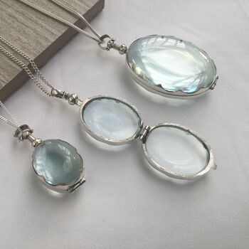 Engraved Locket Necklace 40th Birthday Gift, 2 of 9