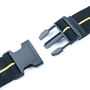 Men's Fabric Stretch Belt Outdoor Belts Black And Yellow, thumbnail 2 of 7