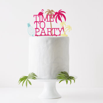 Tropical Personalised Cake Topper, 7 of 8