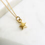 Star Charm Necklace Gold Vermeil, thumbnail 1 of 6