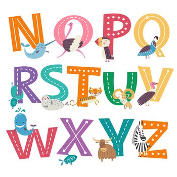 Kids Animal Alphabet Letter Name Print, 5 of 12