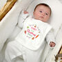 Personalised 'First Christmas Dinner' Bib, thumbnail 2 of 3