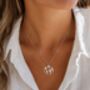 Graduation Necklace Gift, World Map Charm, thumbnail 2 of 11