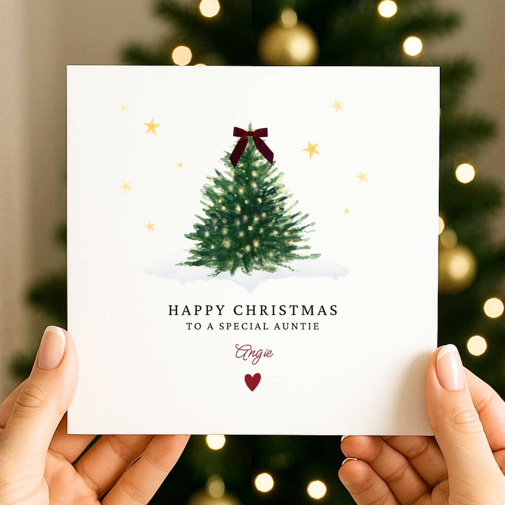 Christmas Card For Special Auntie, 1 of 1