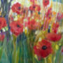 Poppies In A Meadow Painting, thumbnail 5 of 10