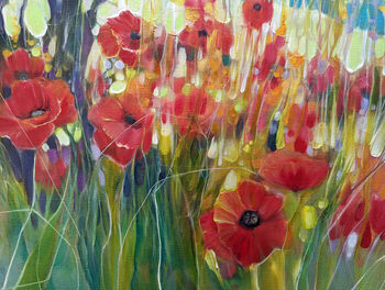 Poppies In A Meadow Painting, 5 of 10