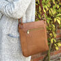Women's Leather Shoulder Bag, Cross Body Bag, thumbnail 3 of 6